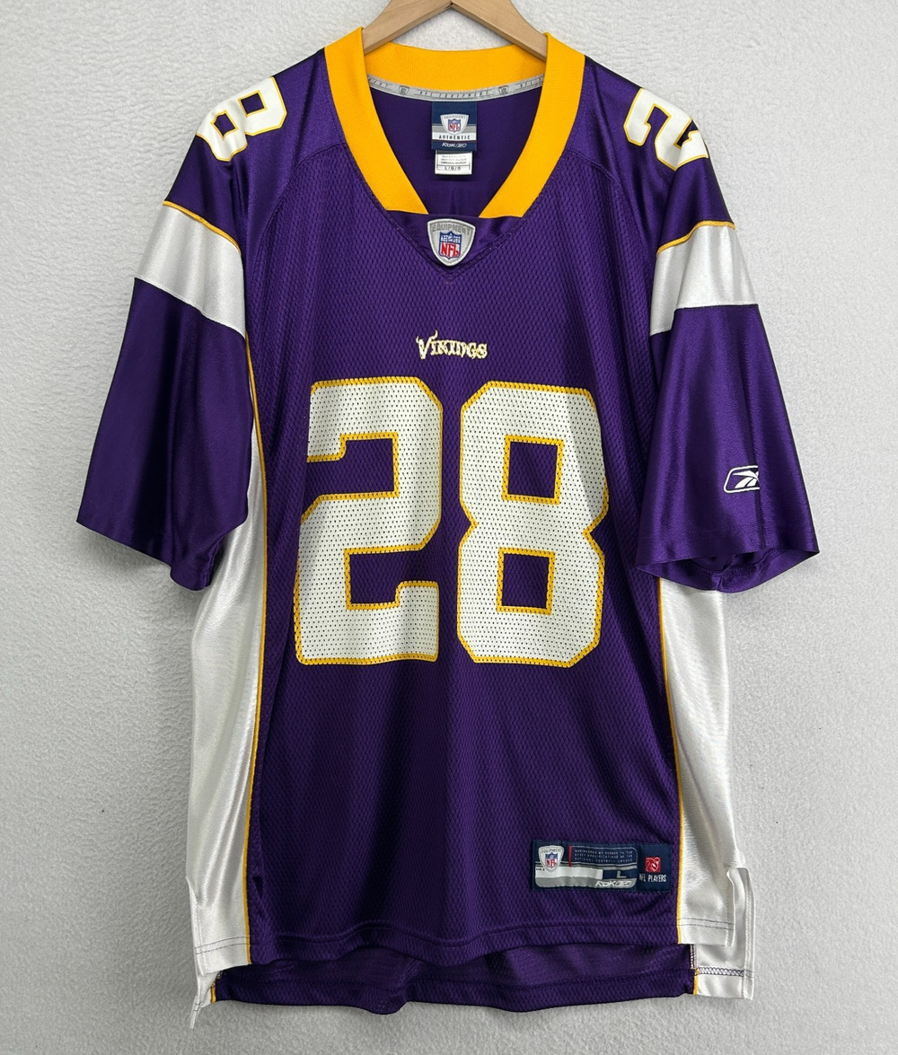 MINNESOTA VIKINGS Jersey L Adrian Peterson REEBOK NFL Equipment #28 Purple